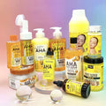 foreign trade aha fruit acid skin care series original liquid bath salt scrub sugar body lotion aha essence wholesale