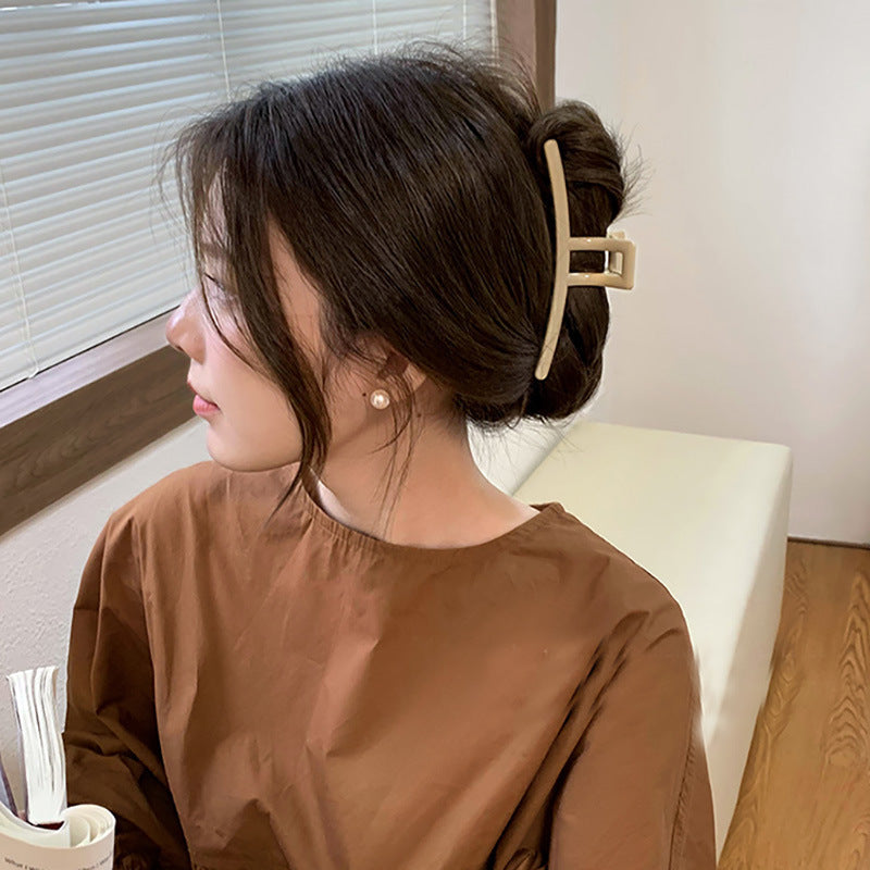 Classy shark clip hairpin elegant hair accessories large plate hair clip hair clip female summer back of head hair clip