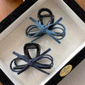 Summernew arrival denim fabric bowscasual hair clip bangs clip elegant shark clip classy hairpin for women
