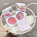 Kakashow sculpting baked blush - single color, shimmering pearlescent, brightening, enhances complexion, natural contouring rouge