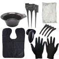 Hair dyeing set tools, baking oil hairdressing supplies, disposable set, hair salon gloves, cloth, hair dyeing comb, complete cross-border set