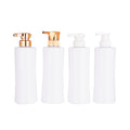 High-end 500ml flat shoulder plastic lotion bottle personalized hand sanitizer shower gel refill empty bottle shampoo bottle batch