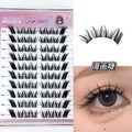 Gege bear korean style daily glue-free false eyelashes - lazy girl's segmented self-adhesive natural simulation eyelashes