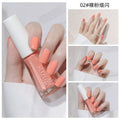 New nail polish: peel-off, no-bake, water-based, odorless, glossy, clear nail polish - spring/summer collection