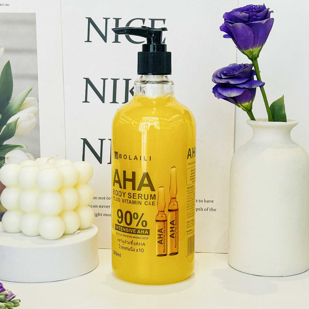 aha fruit acid solution anti-wrinkle repair arbutin essence brightening moisturizing brightening collagen serum