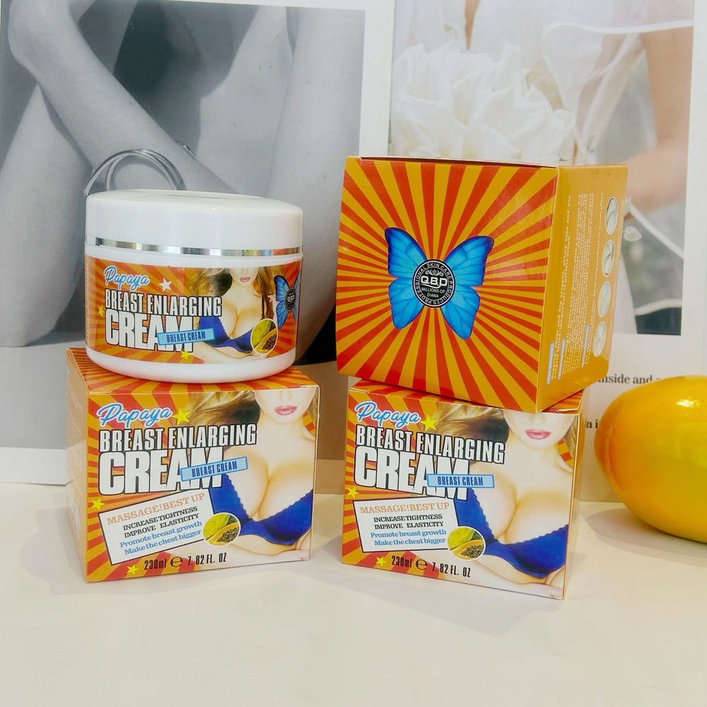 papaya plump breast massage cream, breast beauty cream, care, moisturizing and firming, export wholesale