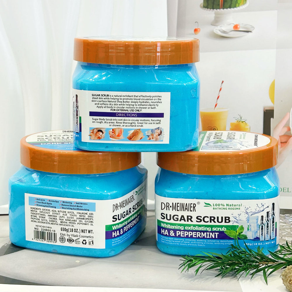 mint sea salt bath scrub 650g bath salt bath salt scrub cleansing exfoliating chicken skin remover
