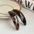 Curved elegant one-line spring clip hair clip women's back of the head classy horizontal clip 2024 new large plate hair clip