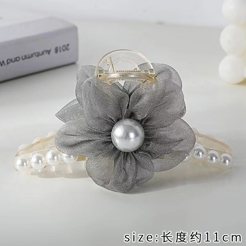 Casual cold style cross gripper large korean elegantelegance hair gripper back of head hairpin frenchretro hair accessories