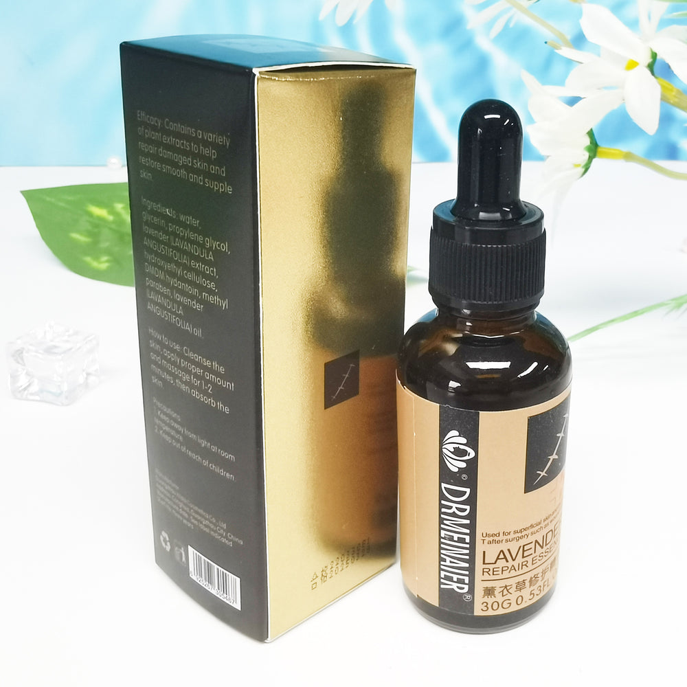 exclusive supply of lavender repair essence 30ml to brighten skin tone and dilute melanin essence export wholesale