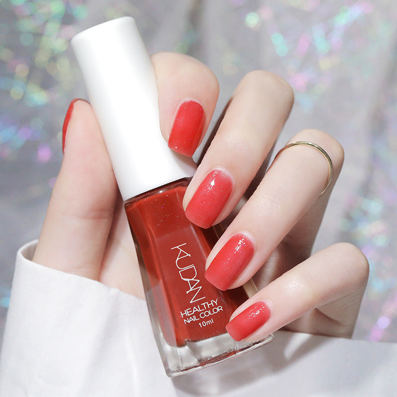 Kudan water-based nail polish 10ml - no bake, long-lasting, peel-off, clear base coat - wholesale from manufacturer