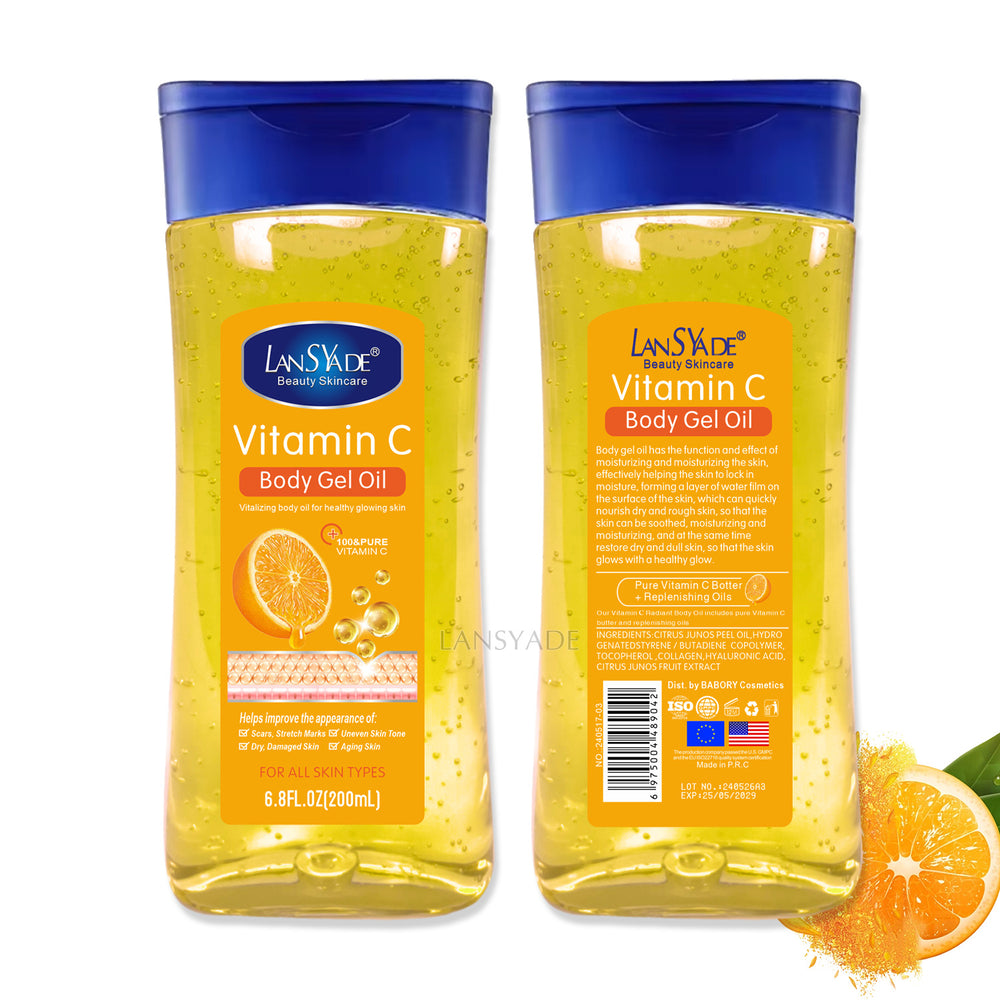 carrot organic gel oil argan oil body gel moisturizing and brightening vitamin c massage oil 200ml