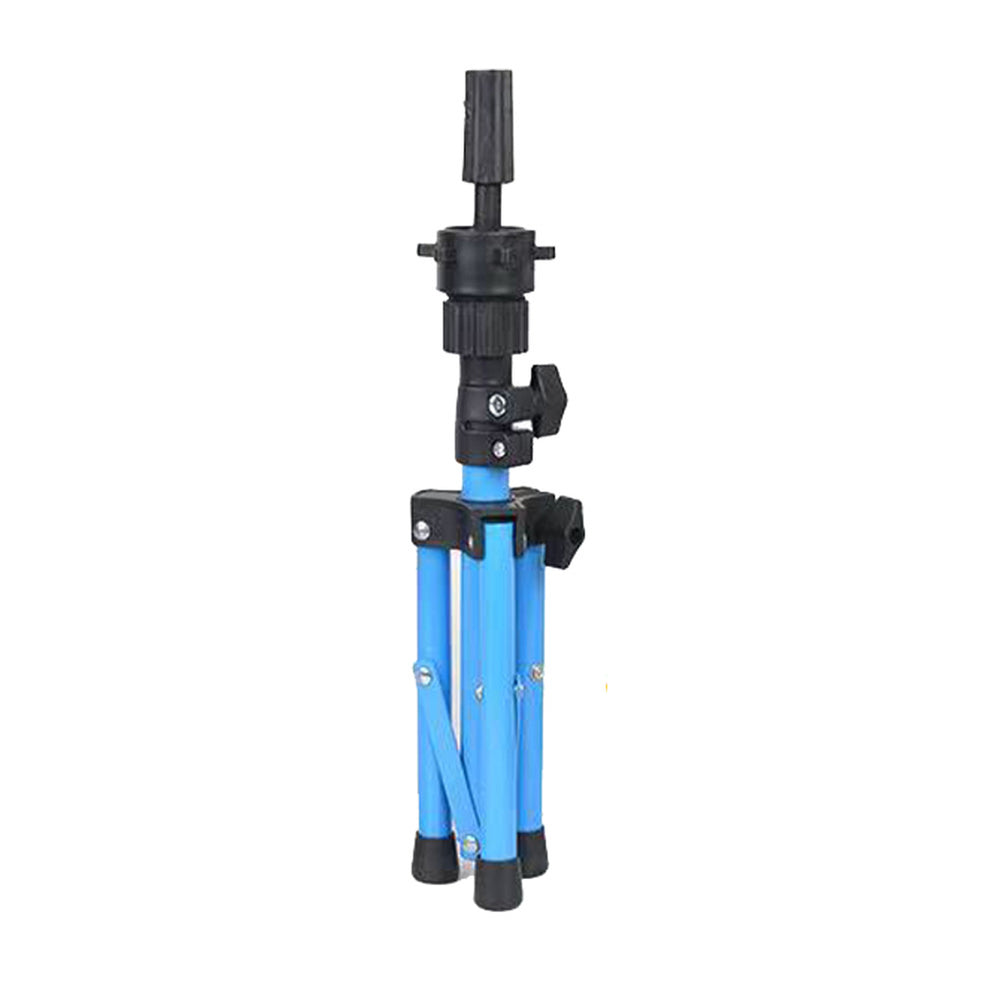 Wig head mold bracket floor-standing tripod hairdressing hair cutting wig head mold model head bracket tripod