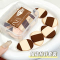 Xixi thumb powder puff mini beauty egg drop-shaped concealer setting makeup wet and dry dual-use powder-free compact and portable