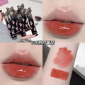 Gege bear crystal clear plumping lip glaze - waterproof, smudge-proof, mirror glass finish, moisturizing lipstick