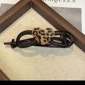 &love twist clip leopard color-9cm