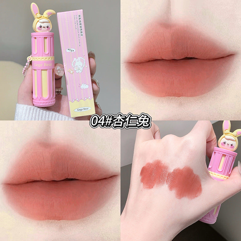 Gege bear velvet matte lip clay - long-lasting, transfer-proof, and flattering for all skin tones