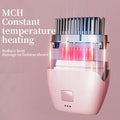 Wireless negative ion hair straightener - mini rechargeable hair straightening brush - portable travel size
