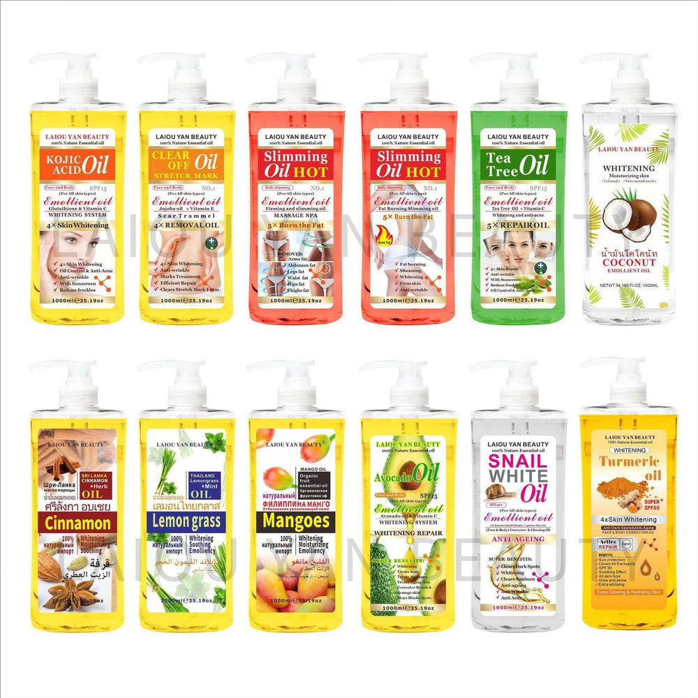 lemongrass essential oil facial body tea tree massage oil massage spa hair care brightening kojic acid oil 1000ml