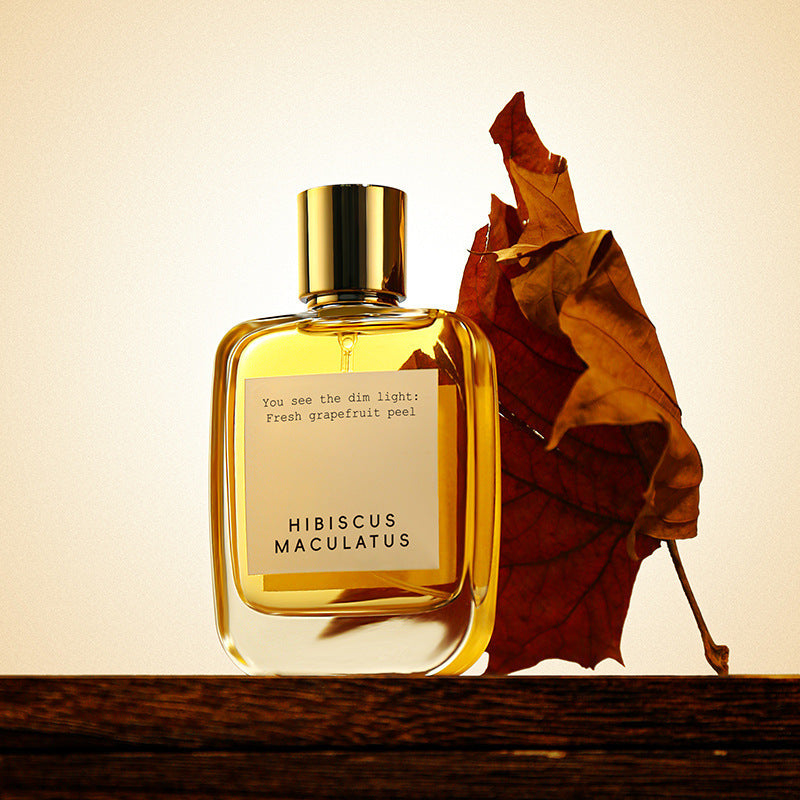 Summer fresh pomelo shimmer perfume - hibiscus long-lasting eau de toilette for women, perfect as a souvenir, light and fresh, niche fragrance for students
