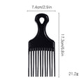 oil head styling comb, plastic fist comb, black hair salon beauty comb, printed logo