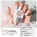 New arrival no-bake gemini water-based peelable transparent nail polish nail polish suitnail polish