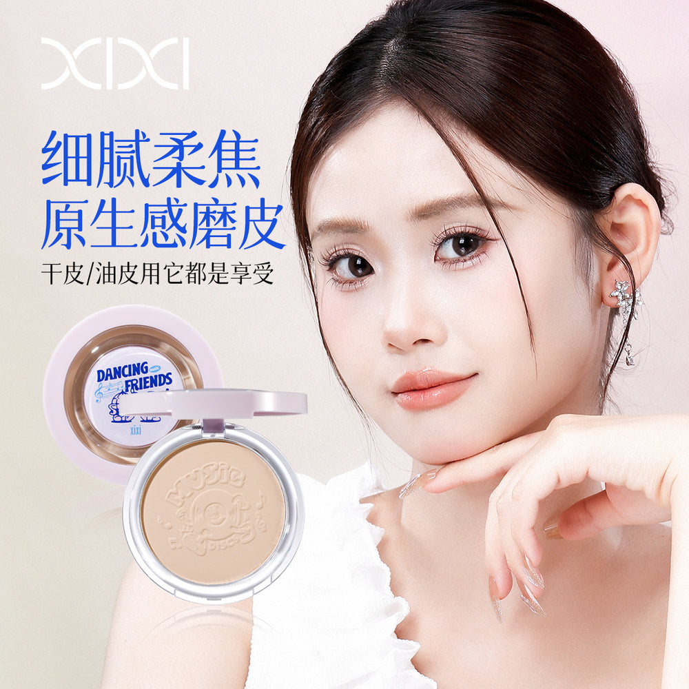 Xixi punk future soft focus powder set makeup oil control concealer no powder no makeup waterproof sweatproof honey powder