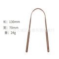 Stainless steel tongue scraper tongue cleaner tongue scraper plate tongue brush oral cleaning tool suit manufacturer in stock