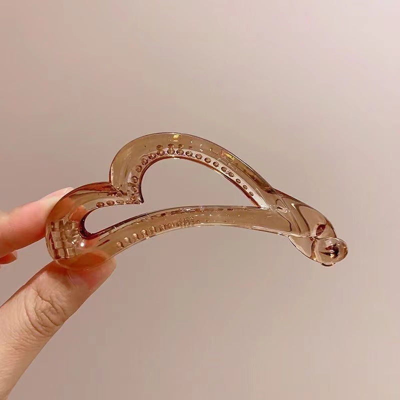Banana clip vertical clip high ponytail clip for women korean medium non-slip hair clip hairpin popularelegant gripper hair accessories