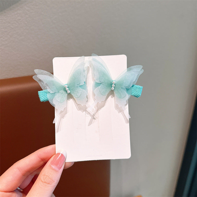 New butterfly hair clips - cute hair accessories for girls and babies - hairpins for little girls - bangs and side hair clips