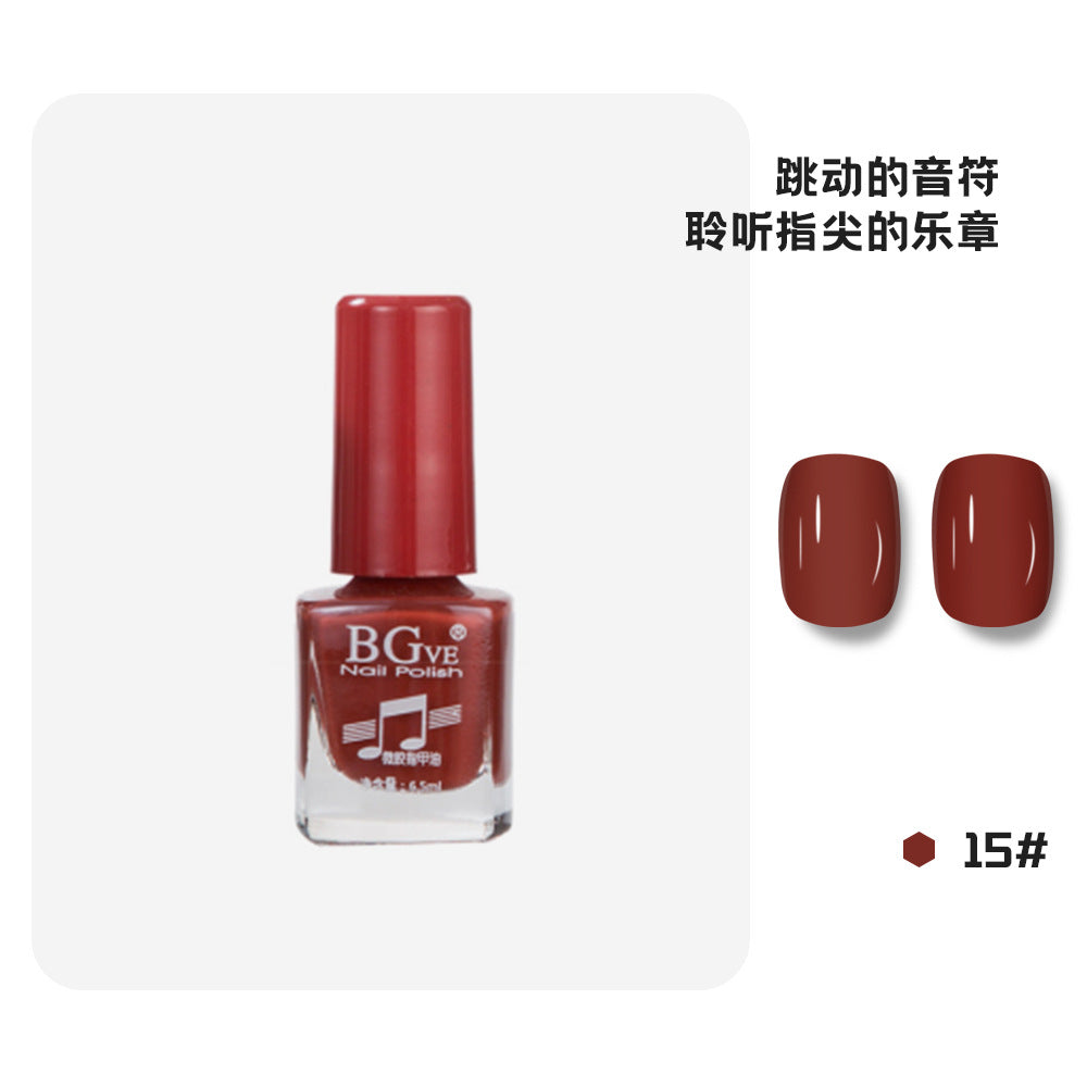 Long-lasting, oil-based, no-bake, peel-free nail polish. vibrant, small-batch nail polish for students. small bottle nail polish, 6.5ml