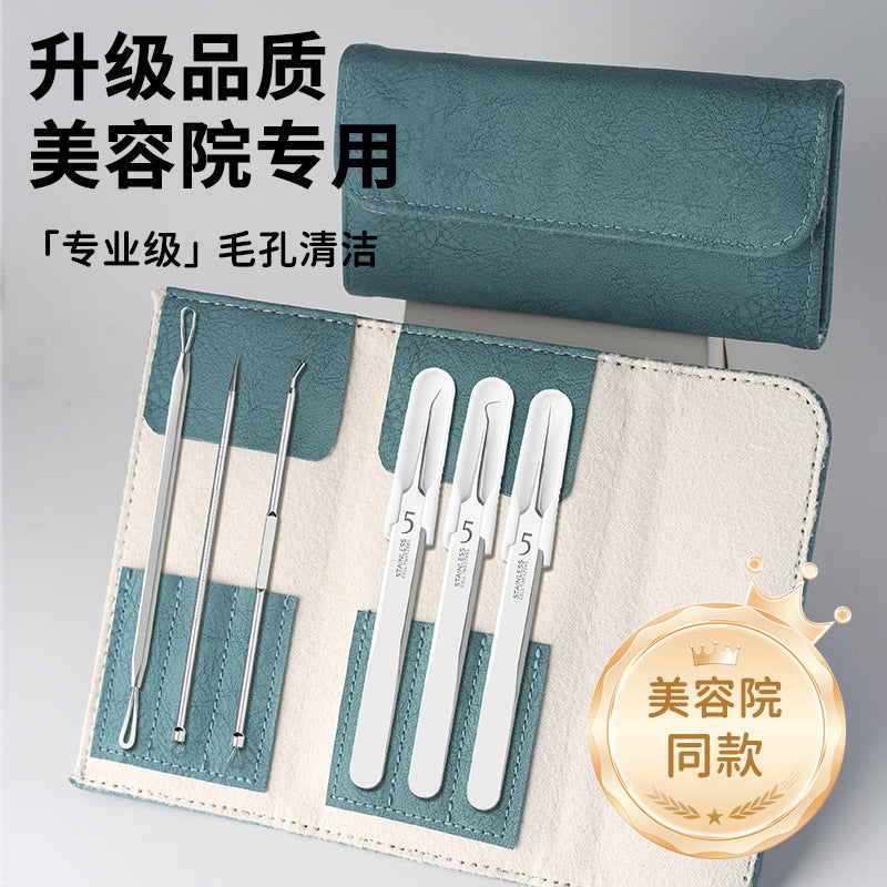 New hot-selling stainless steel acne needle acne clip suit cell clip acne needle suit beauty tool wholesale