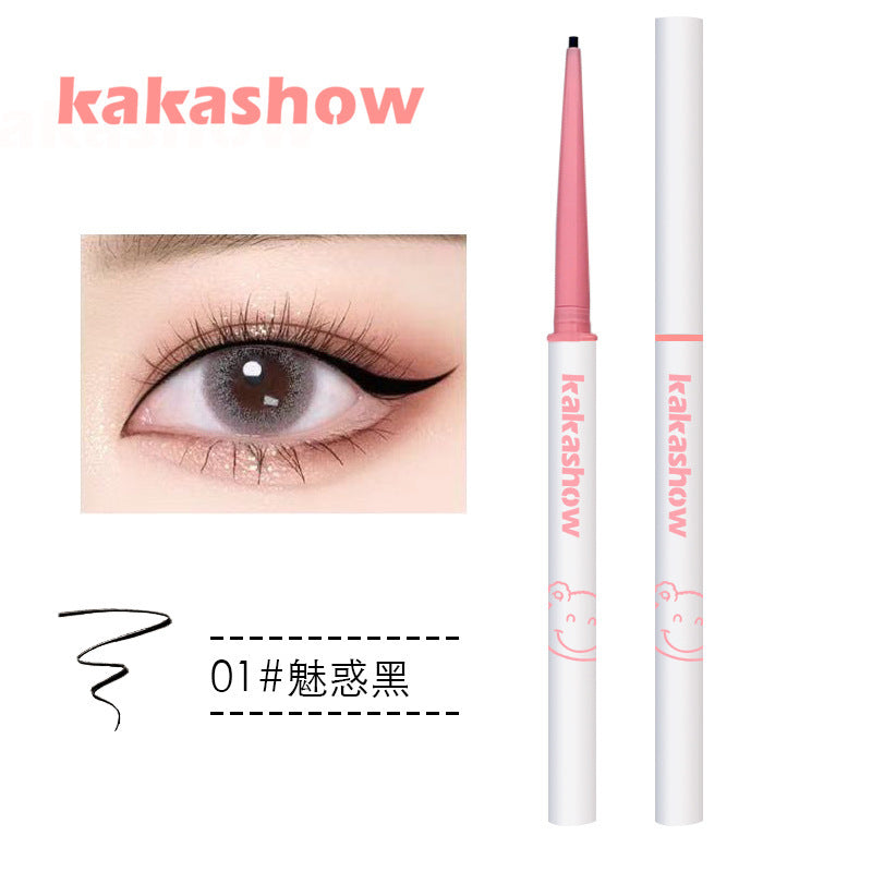 Kakashow gel eyeliner pencil - easy to apply, waterproof, sweat-proof, smudge-proof, colorful eyeliner for beginners