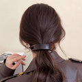 Influencer-approved high ponytail banana clip - premium seamless hair clip for women - korean style claw clip - elegant vertical hair clip hair accessory