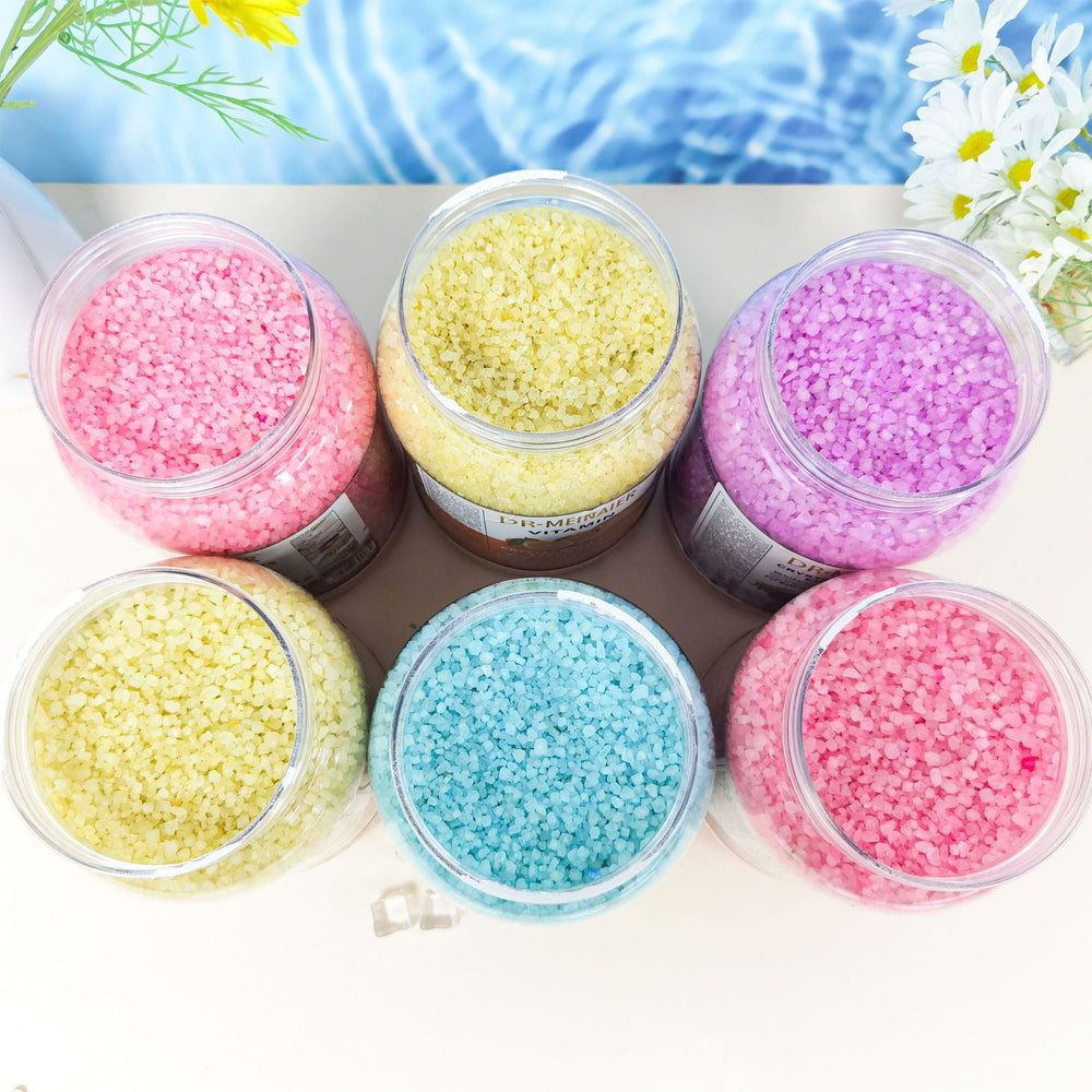 Large bucket of bath salt, natural coarse salt, foot bath, body cleansing, cuticle, chicken skin crystal, sea salt spa cross-border