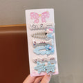 New arrivalcolorful hair clip for women new arrivalcute side bangs clip broken hair clip sweet one-word clip cartoon kids hair accessories