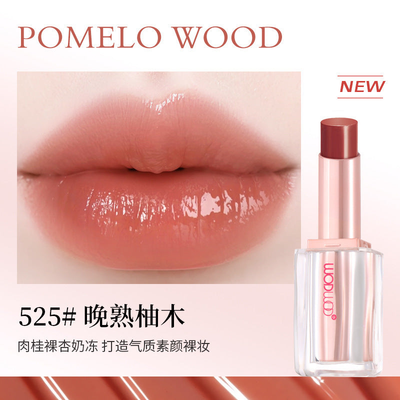 Wodwod crystal jelly mirror lipstick - long-lasting, hydrating, and glossy for a natural, flawless look - perfect for everyday wear and brightening your complexion