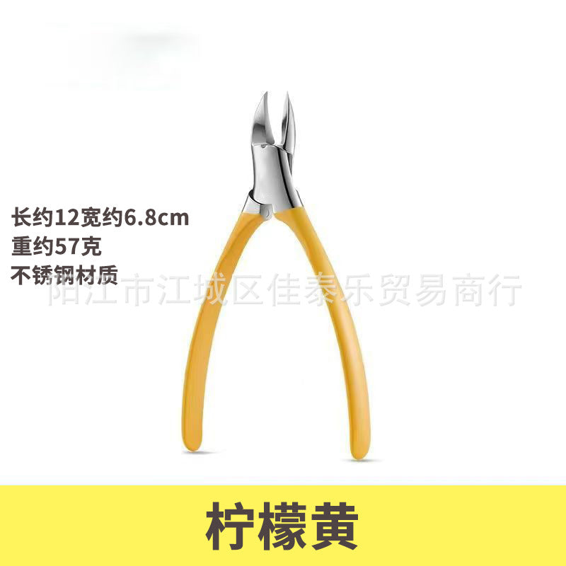 Manufacturer's ready-made dead skin pliers, special nail clippers for nail grooves, oblique nail clippers, thick nails, ingrown nails, manicure tools wholesale