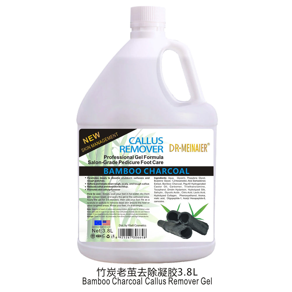 3.8l exfoliating dead skin callus remover gel gel cleans calluses, rejuvenates skin, moisturizes feet