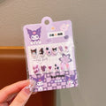 3# [carded] purple kumi nail stickers