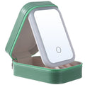 Cosmetic mirror box all-in-one dressing table dressing mirror girl smart portable glass mirror with led light