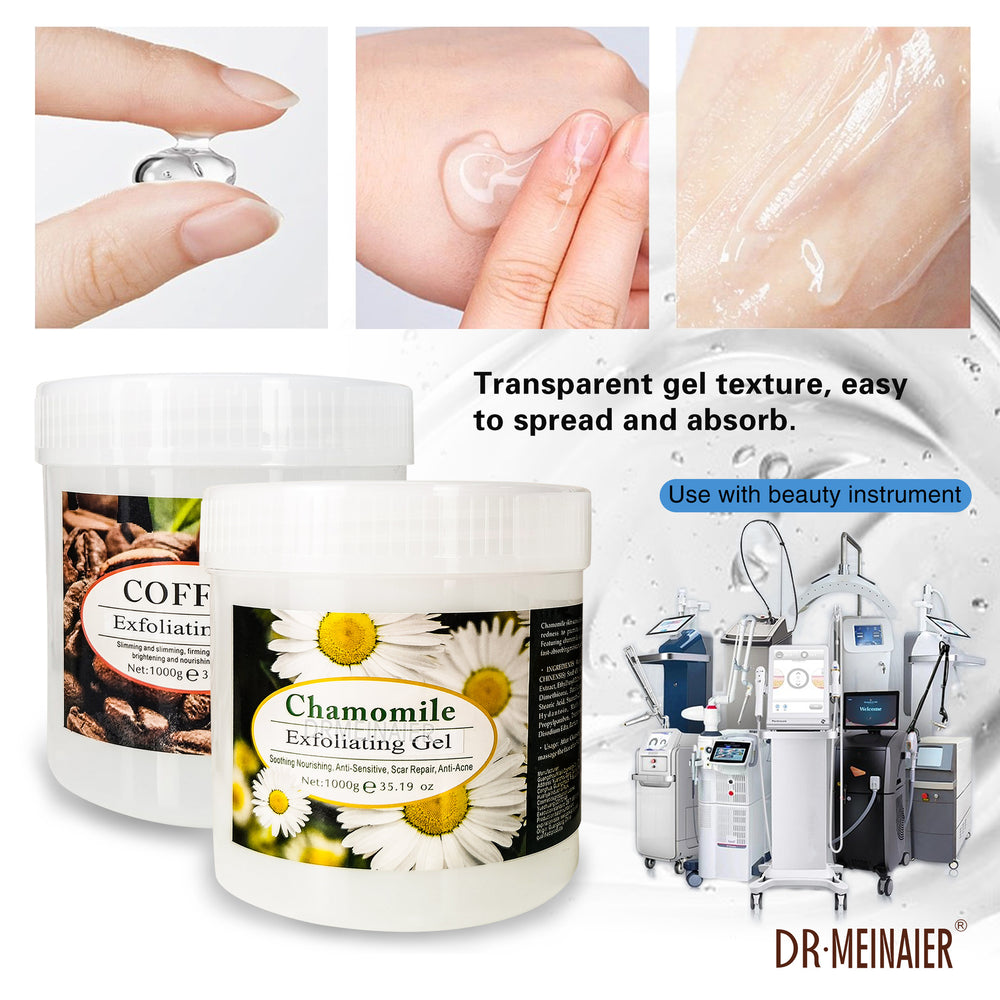 facial and body exfoliating gel, gentle and moisturizing, removes dead skin, deeply cleans pores, and treats body chicken skin