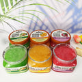 natural pure sugar scrub, classy fruit fragrance, bath, rejuvenating, moisturizing, exfoliating bath salt, whole body skin care