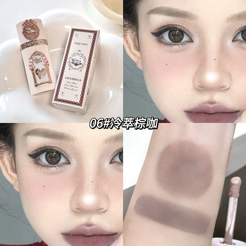 Gege bear swan garden blush liquid contouring liquid low saturation expansion and shrinkage color nature nude makeup rouge