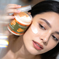 orange vc body lotion - all-over long-lasting moisturizing, improves keratosis pilaris (chicken skin), exfoliating body cream 350g - export quality