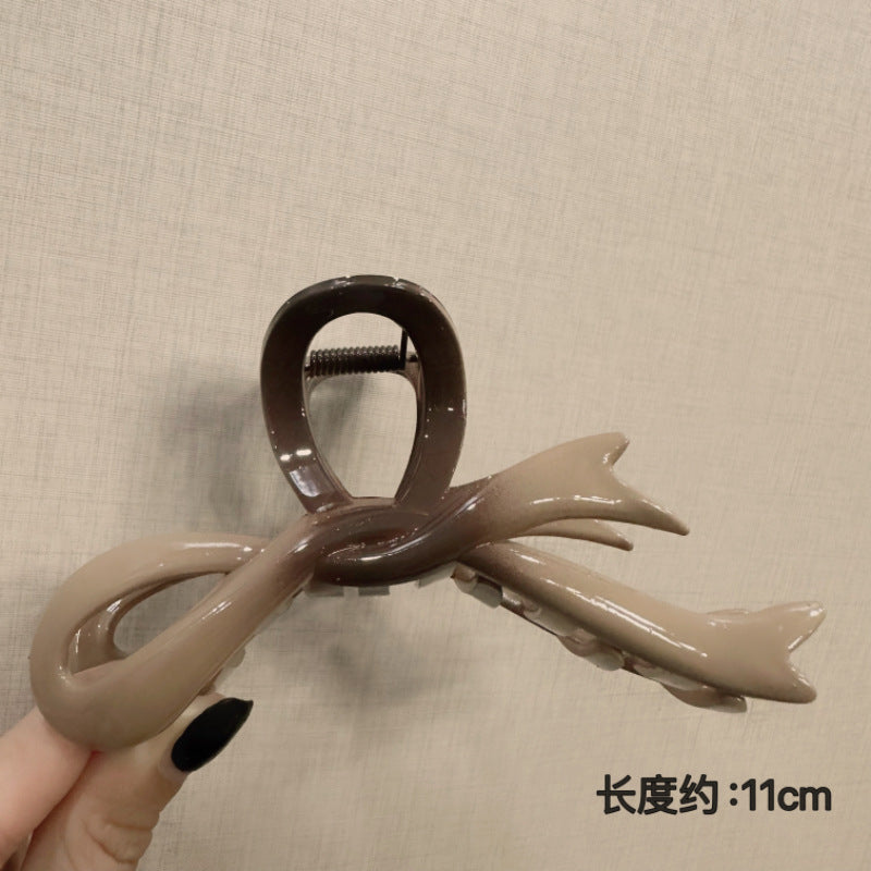 Korean autumn/winter premium hair clips - exquisite claw clips for updos, large size shark clips for thick hair, women's hair accessories