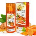 carrot turmeric body lotion 500ml - brightening, hydrating, and moisturizing body cream - wholesale