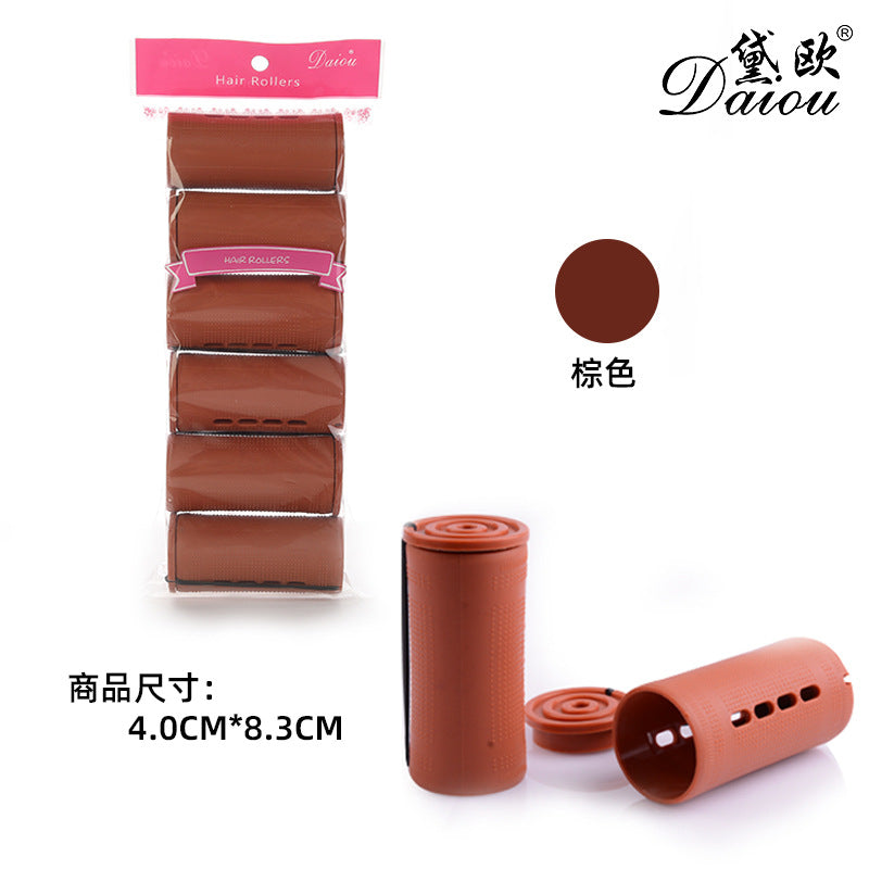 American cold perm bar, curling bar, curling iron, plastic perm rubber band, hairdressing tool, covered hair roll, in stock wholesale