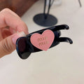 Letter love hair clip high ponytail fixed clip popularsweet grab clip female ball head back of head ponytail clip
