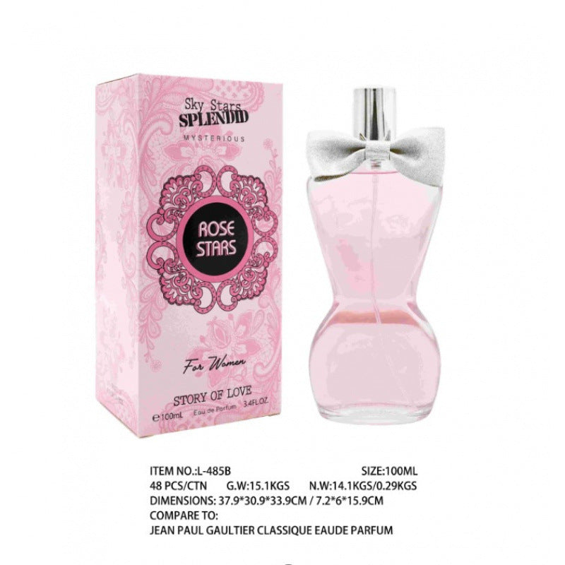 Bestselling fragrance alternative: amazon hot-selling women's perfume - cross-border, all-english "perfume" floral fragrance